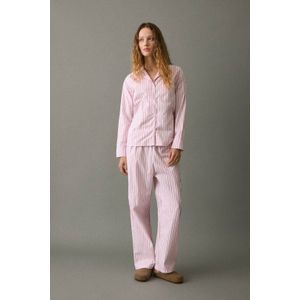 MANGO TEEN pyjamaset lichtroze met strepen