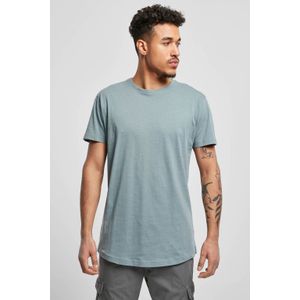 Urban Classics - Shaped Long Heren T-shirt - Blauw