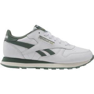 Reebok Classics Classic Leather sneakers wit/donkergroen