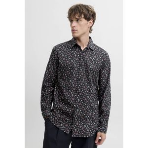 JACK & JONES PREMIUM regular casual overhemd zwart