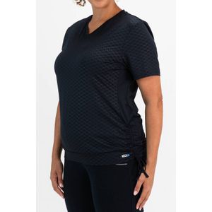 Sjeng Sports Plus Size sportshirt Esmee donkerblauw