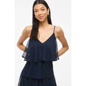 VILA maxi jurk marineblauw