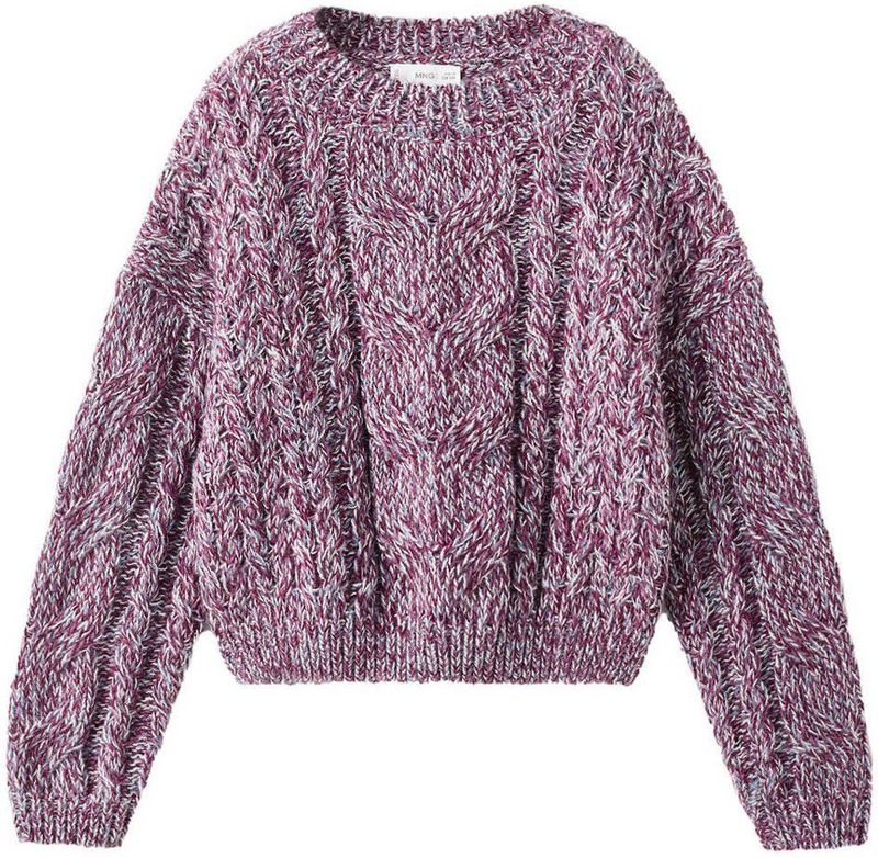 Mango Kids gebreide trui paars