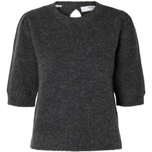 SELECTED FEMME wol pullover grijs