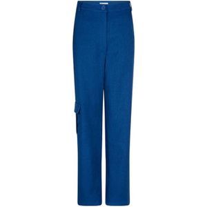 Lofty Manner straight broek blauw