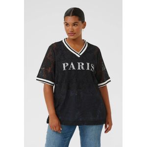 Kaffe Curve kanten top zwart