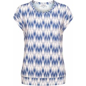 &Co Woman top met all over print lichtblauw