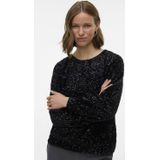 VERO MODA - Top - Zwart - Pailletten