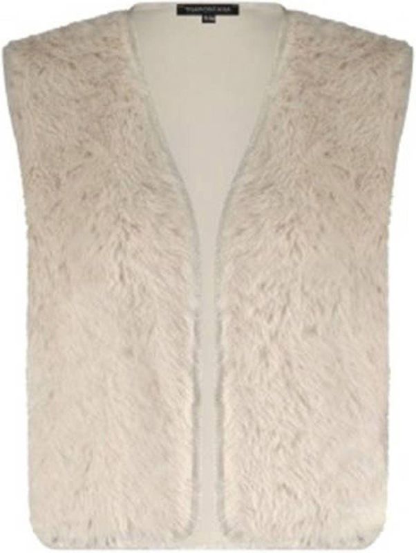 Tramontana gilet bruin met glitter