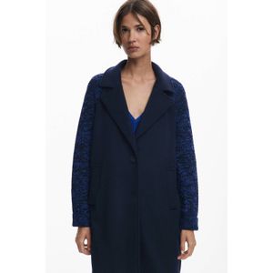 Desigual Wintermantel  blauw / zwart