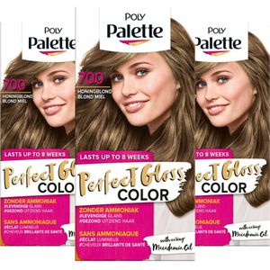 Schwarzkopf Poly Palette haarkleuring - voordeelverpakking - 700 Honing Blond