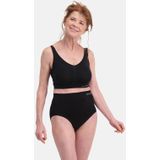Bamboo Basics High Waist Maxislip Amy met Bamboe (set van 2) Zwart