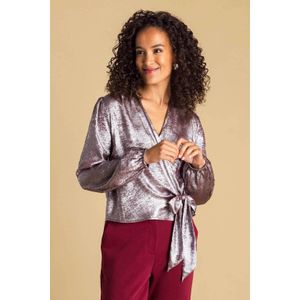 Ivy Beau top donkerrood