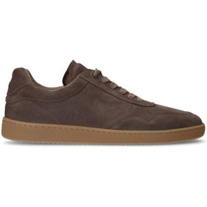 Manfield suède sneakers taupe