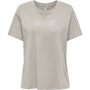 ONLY PLAY - ONPAUB-DUST LIFE - Sportshirt - Beige