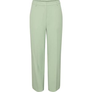Y.A.S high waist straight fit pantalon YASLIKKA groen