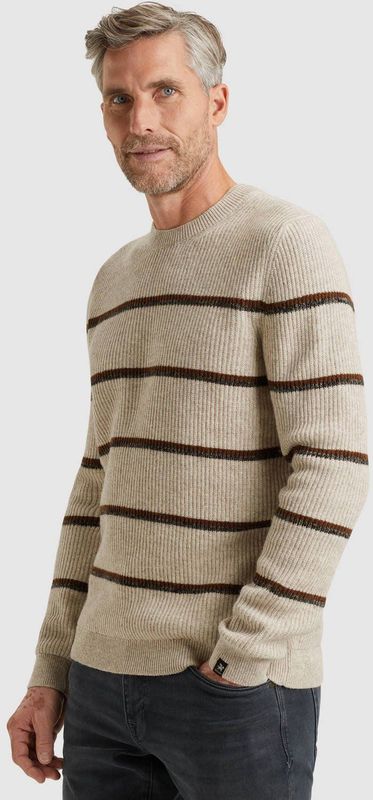 Vanguard - Trui Stripe - Off White - Heren