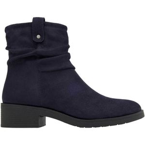 Graceland - Enkellaarsjes - Donkerblauw - Imitatiesuède