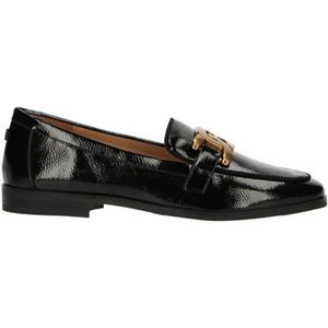La Strada lak loafers met gesp zwart