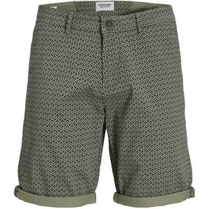 JACK & JONES PANTS STUDIO regular fit short JPSTBOWIE met all over print