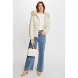 Morgan - Gewatteerde Winterjas - Ivoorkleur