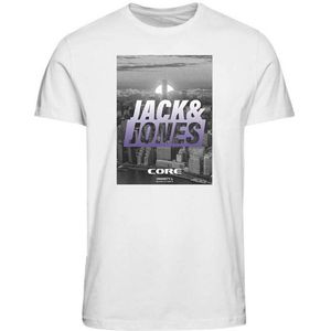JACK & JONES JUNIOR T-shirt JCOPHOTO met logo wit