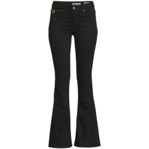 Lois high waist flared jeans zwart