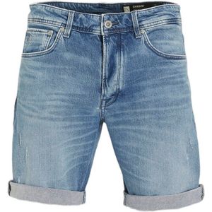 CHASIN' slim fit denim short EGO.s blauw