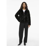 Vila - VIDORTE L/S JACKET - Gewatteerde Jas - Zwart