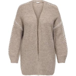 ONLY CARMAKOMA vest CARZOLINA beige