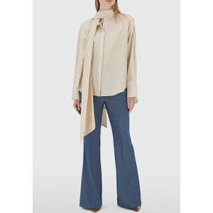 JOSH V - HEDY - Blouse - Ecru - Krijtstreep