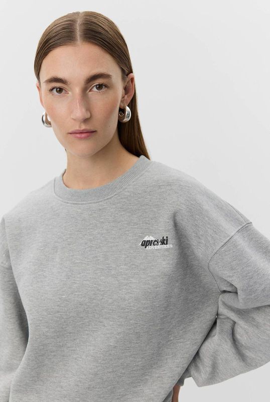 Sofie Schnoor sweater met backprint grijs