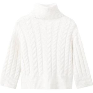 Mango Kids gebreide trui wit