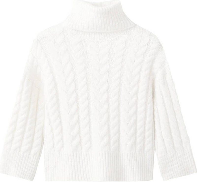 Mango Kids gebreide trui wit