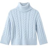 Mango Kids gebreide trui lichtblauw