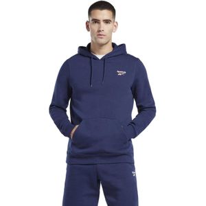 Reebok Classics fleece hoodie donkerblauw