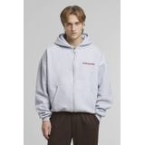 Prohibited Sweatvest  lichtgrijs / bordeaux