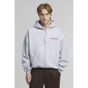 Prohibited Sweatvest  lichtgrijs / bordeaux