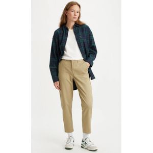 Levi's Essential Chino Pants cropped regular fit broek beige