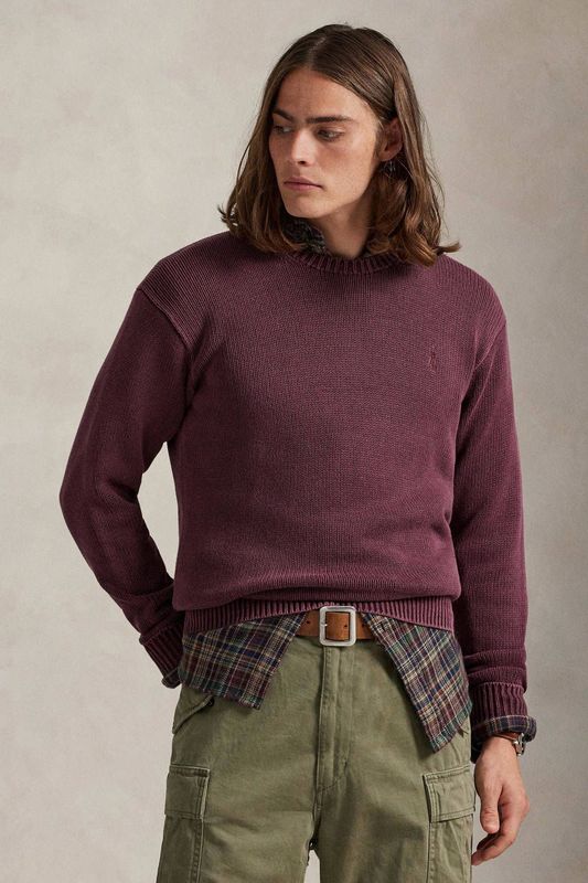 POLO Ralph Lauren - Gebreide Trui - Donkerrood