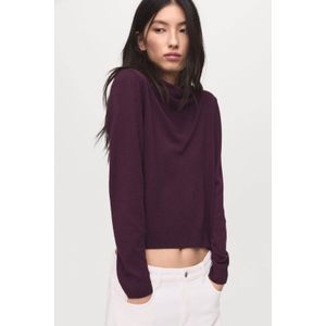 MANGO - Trui - Donkerrood - Gebreide Truien