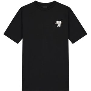 NIK&NIK T-shirt Tag met backprint zwart
