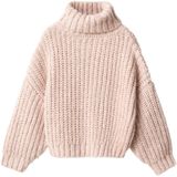 Mango Kids - Grof Gebreide Trui - Lichtroze