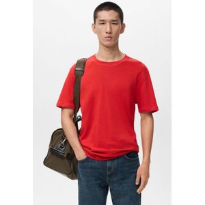 Mango Man regular T-shirt rood