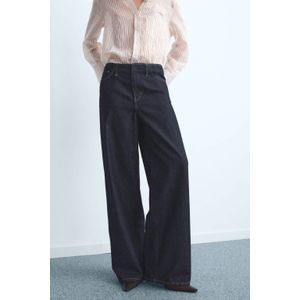 Mango wide leg jeans dark blue denim