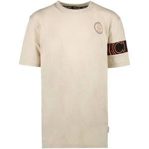 Cars T-shirt TOEL beige/oranje/zwart