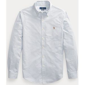 POLO Ralph Lauren gestreep slim fit overhemd blue/white