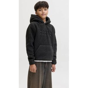 JACK & JONES JUNIOR teddy hoodie zwart