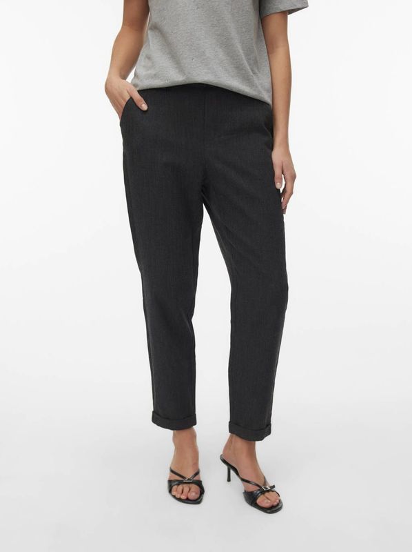Vero Moda - Maya Bestie - Pantalon - Middelhoge Taille - Taps Toelopende Pasvorm
