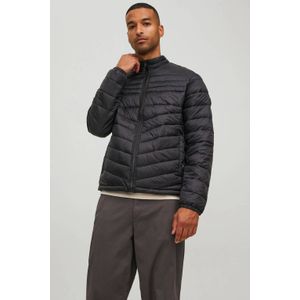 JACK & JONES ESSENTIALS gewatteerde jas zwart